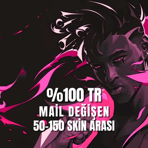  Premium TR Hesap  50-150 ARASI SKİN+ Özel Skinli